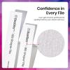 imageBeetles Pro 3Pcs Nail File  Professional 1Pcs Reusable Peel and Stick File Core with 2Pcs 100180 Grit Nail Files Replaceable Emery Boards Shaper Files for Acrylic Gel ampamp Natural Nails Manicure Tool10 PCS Disposable Shaper File