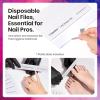 imageBeetles Pro 3Pcs Nail File  Professional 1Pcs Reusable Peel and Stick File Core with 2Pcs 100180 Grit Nail Files Replaceable Emery Boards Shaper Files for Acrylic Gel ampamp Natural Nails Manicure ToolFILE CORE SET