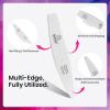 imageBeetles Pro 3Pcs Nail File Nail Buffer  Professional 100180240 Grit Nails Files and Buffers Double Sided Washable Shaper Files for Acrylic Gel ampamp Natural Nails  Salon Quality Manicure Tool3 Pcs Nail Files and Buffers