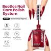 imageBeetles Red Nail Polish Quick Dry Nail Polish 1Pcs 15ml Glitter Sparkle Burgundy Red Nail Polish Fast Drying ampamp Long Lasting Spring Valentines Nail Polish Salon DIY at HomePassionate Dahlia