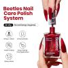 imageBeetles Red Nail Polish Quick Dry Nail Polish 1Pcs 15ml Glitter Sparkle Burgundy Red Nail Polish Fast Drying ampamp Long Lasting Spring Valentines Nail Polish Salon DIY at HomeRuby Radiance