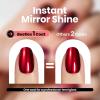 imageBeetles Sliver Mirror Nail Polish  Chrome Glint 15ml Quick Dry Metallic Nail Polish Chrome Mirror Effect High Glossy Nail Art Manicure Home DIYCherry Mirror