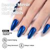 imageBeetles Sliver Mirror Nail Polish  Chrome Glint 15ml Quick Dry Metallic Nail Polish Chrome Mirror Effect High Glossy Nail Art Manicure Home DIYShine Blue