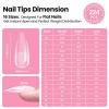 imageBeetles Tipex Instant Apex Nail Tips Kit  Almond Medium 224PCS 16 Sizes  PreEtched Thick Full Cover Acrylic Tips with Tipex Nail Glue Dehydrator Primer Base ampamp Top Coat Mini UV Lamp14Stiletto Medium Tipex Nail Kit with Prime