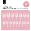 imageBeetles Tipex Instant Apex Nail Tips Kit  Almond Medium 224PCS 16 Sizes  PreEtched Thick Full Cover Acrylic Tips with Tipex Nail Glue Dehydrator Primer Base ampamp Top Coat Mini UV Lamp19Squoval XS Short 512pcs Tipex Nail Tips