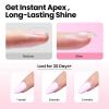 imageBeetles Tipex Instant Apex Nail Tips Kit  Almond Medium 224PCS 16 Sizes  PreEtched Thick Full Cover Acrylic Tips with Tipex Nail Glue Dehydrator Primer Base ampamp Top Coat Mini UV Lamp15Almond Short Tipex Nail Kit with Prime