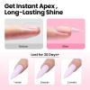 imageBeetles Tipex Instant Apex Nail Tips Kit  Almond Medium 224PCS 16 Sizes  PreEtched Thick Full Cover Acrylic Tips with Tipex Nail Glue Dehydrator Primer Base ampamp Top Coat Mini UV Lamp14Stiletto Medium Tipex Nail Kit with Prime