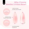 imageBeetles X PRESS BARE Press On NailsBlushing Bows  Medium Almond Press On Nails  30Pcs 15 Sizes Natural Salon Quality Nail Tips With Quickdrying Nail Glue ampamp Glue Cuticle Oils For WomenBlush Rose