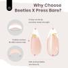 imageBeetles X PRESS BARE Press On NailsBlushing Bows  Medium Almond Press On Nails  30Pcs 15 Sizes Natural Salon Quality Nail Tips With Quickdrying Nail Glue ampamp Glue Cuticle Oils For Women0Minimal Chic Medium Almond