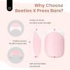 imageBeetles X PRESS BARE Press On NailsBlushing Bows  Medium Almond Press On Nails  30Pcs 15 Sizes Natural Salon Quality Nail Tips With Quickdrying Nail Glue ampamp Glue Cuticle Oils For WomenPeachy Jelly