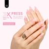 imageBeetles X PRESS BARE Press On NailsBlushing Bows  Medium Almond Press On Nails  30Pcs 15 Sizes Natural Salon Quality Nail Tips With Quickdrying Nail Glue ampamp Glue Cuticle Oils For Women0Blushing Bows