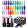 imageBeetles Christmas Gel Nail Polish Set  Christmas Spectrum Red Green Glitter Gel Polish 36 Colors Soak Off UV LED Winter Long Lasting Nail Gel Kit for Manicure Gifts for Women20 colors Unicorn