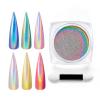 imageBeetles Chrome Nail Powder Mirror Effect Glazed Aurora Opal Chrome Powder for Gel Nails Unicorn Chrome Powder Manicure DIY Nail Art Decoration 003oz08g0Holographic Effect
