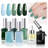 0-0-Green Glamour Nail Polish Set