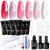 0-0-Pink Poly Nail Gel Kit