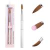 imageBeetles Pro 1Pcs Acrylic Nail Brush  Professional Pure Kolinsky Bristles Acrylic Brushes for Nails Metallic Nail Art Brushes for Nails Extension Gel 3D Carving  Salon Quality Manicure Tool 10Beginner Acrylic Nail Brush 10