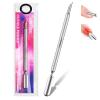imageBeetles Pro Cuticle Pusher Professional Stainless Steel Cuticle Remover MultiFunction Dual Ended Nail Pusher for Fingernail Toenail NailCare Salon Manicure NeedsLoop Pusher 23mm  Beveled Pusher 9mm