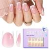 imageBeetles Short Squoval French Tip Press On Nails 16 Sizes 64 Pcs Pink Squoval Shape Short Square Press On Nails Fake Nails Extensions Gel Nail Tips Nail Art DIY Manicure Gifts for Women0016 Sizes 64 Pcs Pink Short Squoval