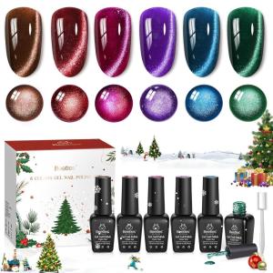 imageBeetles Blooming Gel and Nail Art Brushes Set  Ombre Nail Brush Gradient Stipple Clean Up Fingernail Art Pens and Silicone Dotting Tool for Gel Polish Marble Blush Chrome DIY Manicure Designs000Velvet Starlight