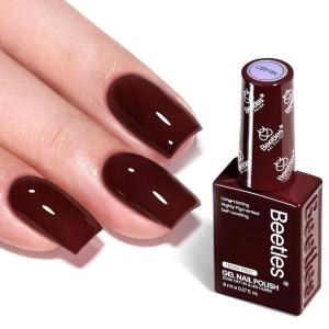imageBeetles Brown Cat Eye Gel Nail Polish  Velvet Cinnamon Cat Eye Gel Polish 15ML Fall Brown Mocha Mousse Magnetic Glitter Gel Polish with Magnet Soak Off UV French Nail Art Manicure Gift for WomenBurgundy Merlot Wine