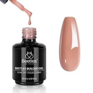 imageBeetles Builder Gel for Nails 7 in 1 Builder Fall Nails Gel Color Nude Brown for Nails Extension ampamp Building Apex Strengthen Thin Nails DIY Salon at Home Nail Art UV ampamp LED Lamp Needed Gift for WomenElegant Nature