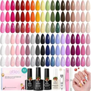 imageBeetles Christmas Gel Nail Polish Set  Christmas Spectrum Red Green Glitter Gel Polish 36 Colors Soak Off UV LED Winter Long Lasting Nail Gel Kit for Manicure Gifts for Women00 Colorful Muse
