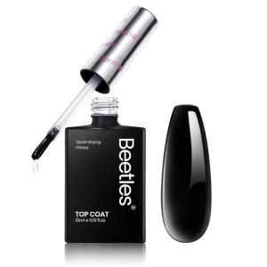 imageBeetles Chrome Nail Polish Set  Chameleon Holographic Ember 6 Colors Quick Fast Dry Metallic Nail Polish Long Lasting DIY Fingernail Art Home Salon Christmas Gifts for Girls WomenClear