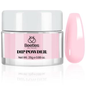 imageBeetles Dip Powder Clear Color Transparent Nail Dipping Powder Crystal Clear French Nail Art Basic Starter No Nail Lamp Needed Manicure Salon DIY at Home for WomenClassic Elegance