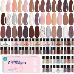 imageBeetles Dip Powder Liquid Set  2 In 1 Dip Base ampamp Top Coat and Activator Dip Nail Liquid Set for Dipping Powders French Nail Design Dip Nail Kit Manicure Gift for Women 051 flozBotTwilight Serenity