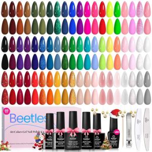 imageBeetles Nail Art Brushes 31pcs with Case  Confetti Nail Art Pens Daul Ended Dotting Tools Striping Liner Brushes for Nails 3D Flower Sculpting Tools Palette Holder DIY Home Salon Manicure Design Set060 Colors Style Manifesto Gel Polish Set