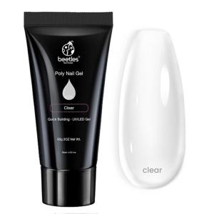 imageBeetles Nail Extension Gel 60g Clear Builder Nail Gel Nail Art Design Nail Enhancement Gel for Beginner ampamp Professional Easy DIY Fall Nails at Home Salon Manicure for Women UV ampamp LED Lamp Needed060gClear10