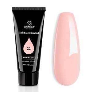 imageBeetles Nail Extension Gel 60g Clear Builder Nail Gel Nail Art Design Nail Enhancement Gel for Beginner ampamp Professional Easy DIY Fall Nails at Home Salon Manicure for Women UV ampamp LED Lamp Needed2Natural Pink