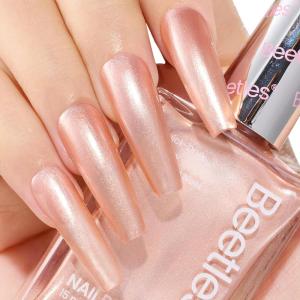 imageBeetles Non Acetone Nail Polish Remover  067Fl Oz20ML Controllable Nourishing Formula Acetone Free Nail Polish Remover  NonDrying  Professional Quick and Gentle Removal for Natural Damaged NailBlush of Pearls