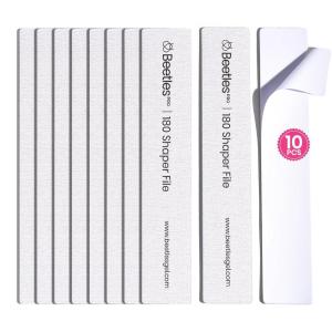 imageBeetles Pro 3Pcs Nail File  Professional 1Pcs Reusable Peel and Stick File Core with 2Pcs 100180 Grit Nail Files Replaceable Emery Boards Shaper Files for Acrylic Gel ampamp Natural Nails Manicure Tool10 PCS Disposable Shaper File