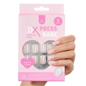 imageBeetles X PRESS BARE Press On NailsBlushing Bows  Medium Almond Press On Nails  30Pcs 15 Sizes Natural Salon Quality Nail Tips With Quickdrying Nail Glue ampamp Glue Cuticle Oils For WomenSpringtime Waltz