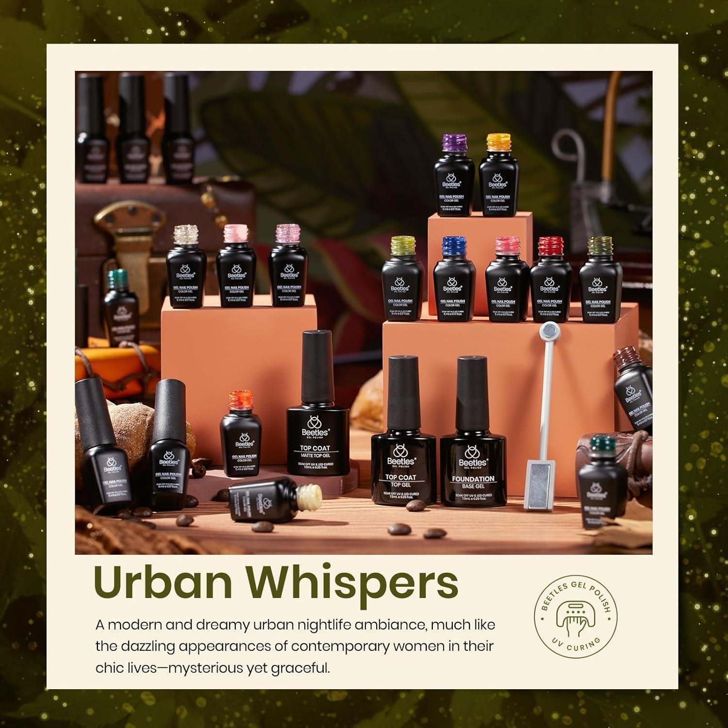 imageBeetles 24 Pcs Summer Rainbow Gel Nail Polish Set Unicorn Collection Neon Yellow Purple Gel Nail Polish with Beetles Gel Nail Polish Set 20 Colors Green Blue Burgundy Purple Brown Gel Polish Glitter