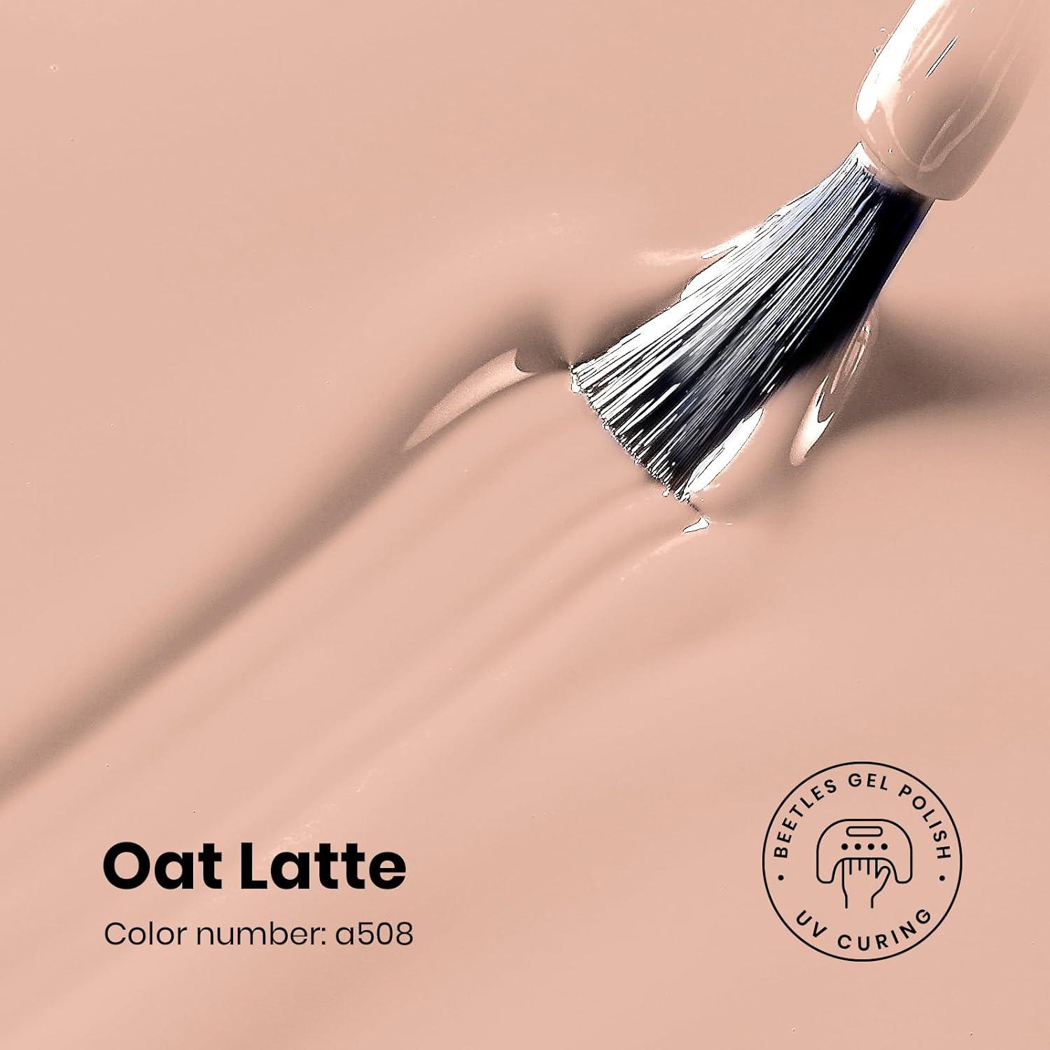 imageBeetles Black Winter Gel Nail Polish 10ml Classic Black Color Gel Polish Soak off UV Led Lamp Needed Manicure Salon DIY Home Gift for Women InkwellOat Latte