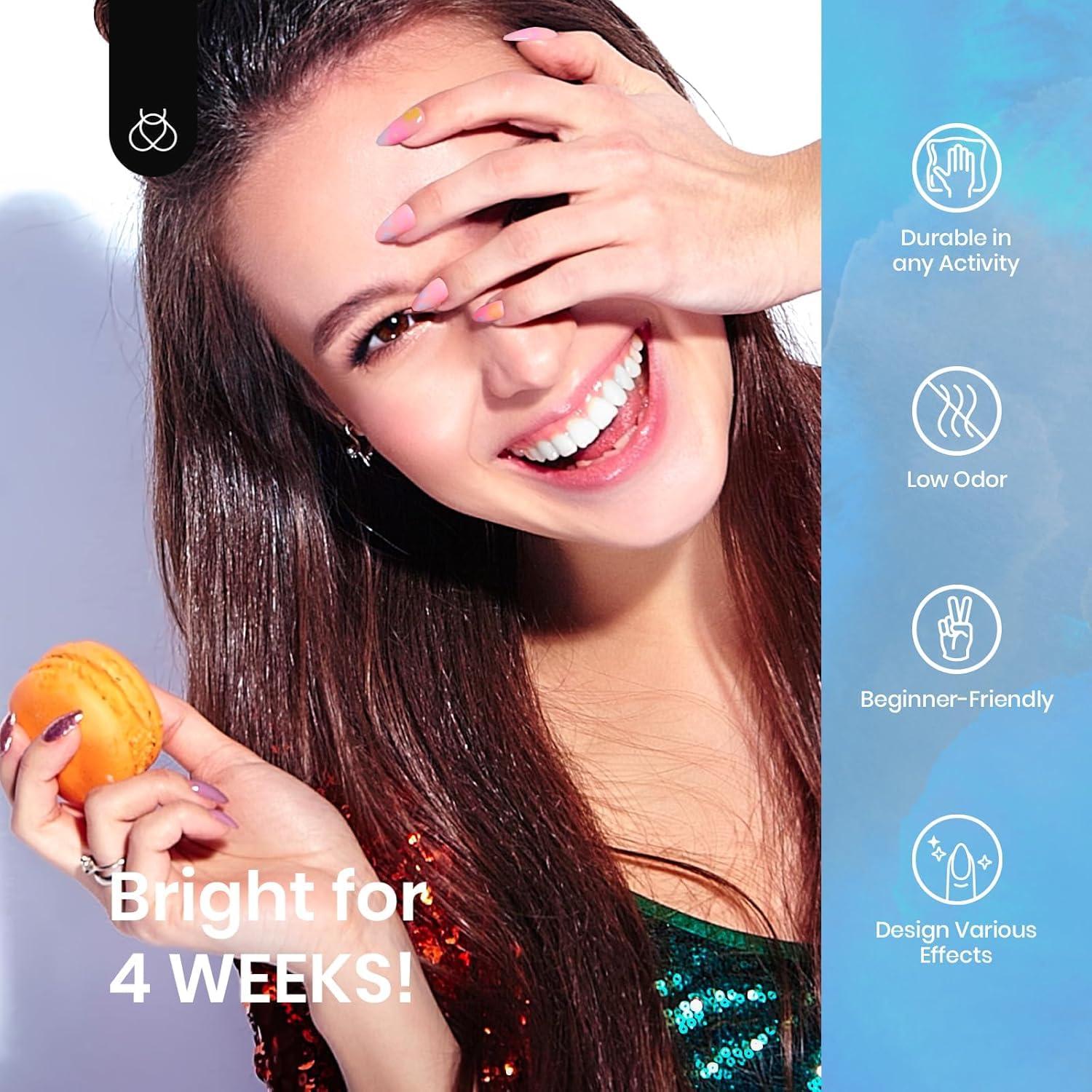 imageBeetles Blooming Gel Nail Polish HEMA Free Blossom Gel Polish 1 Pcs 20ml with Nail Brush for Spreading Effect Marble Natural Stone Watercolor Floral Soak off U v DIY Nails Gifts for Women0020ml Hema Free Nail Blooming Gel