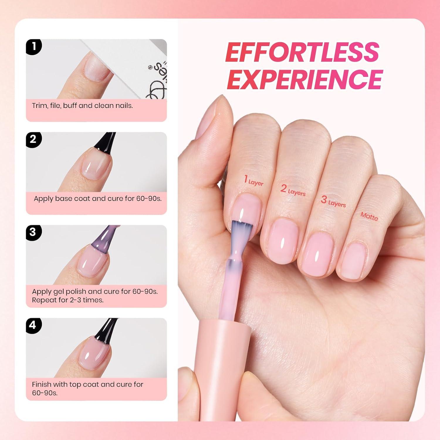 imageBeetles Blooming Gel Nail Polish HEMA Free Blossom Gel Polish 1 Pcs 20ml with Nail Brush for Spreading Effect Marble Natural Stone Watercolor Floral Soak off U v DIY Nails Gifts for Women00Nude Pink Gel