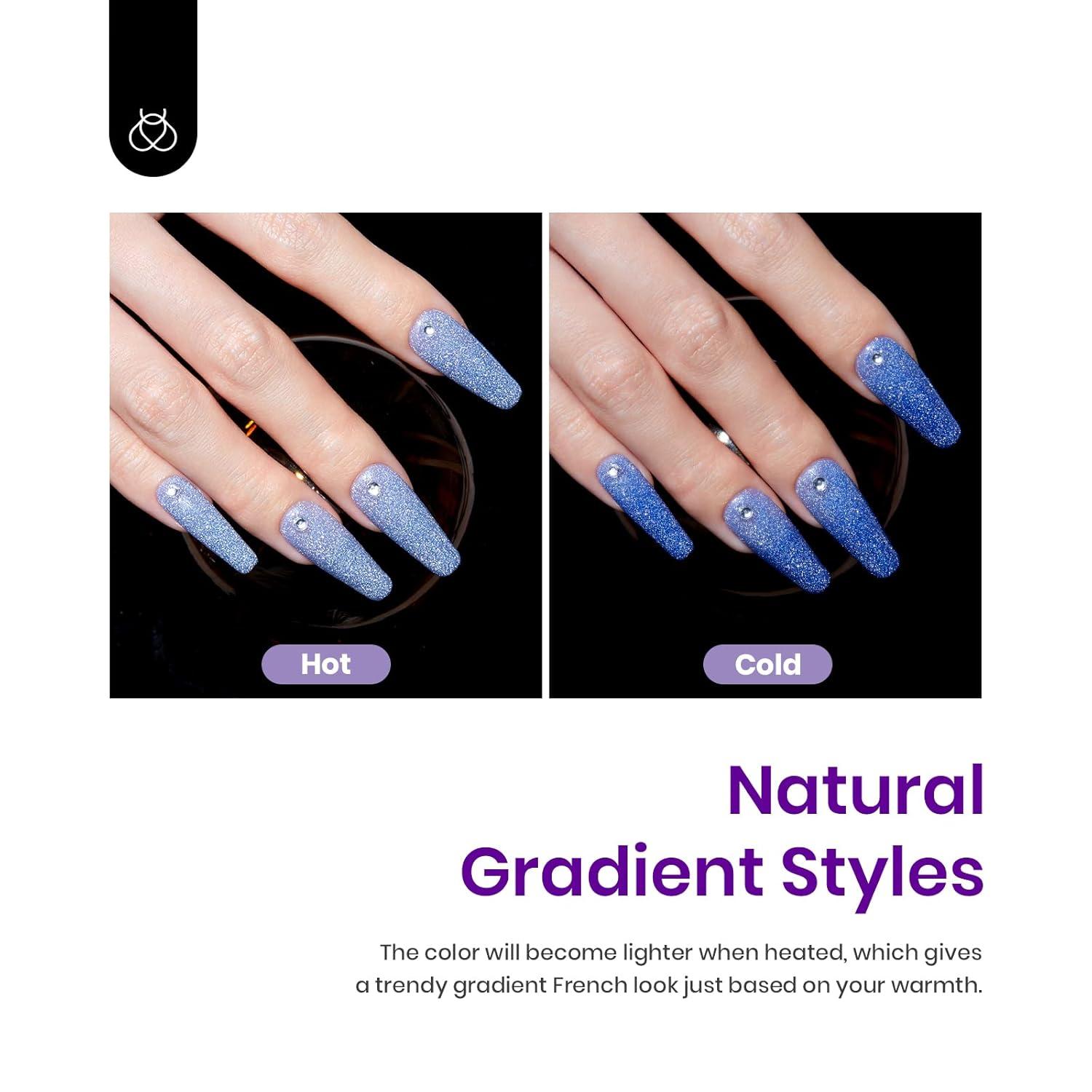 imageBeetles Blooming Gel Nail Polish HEMA Free Blossom Gel Polish 1 Pcs 20ml with Nail Brush for Spreading Effect Marble Natural Stone Watercolor Floral Soak off U v DIY Nails Gifts for WomenElectic Party