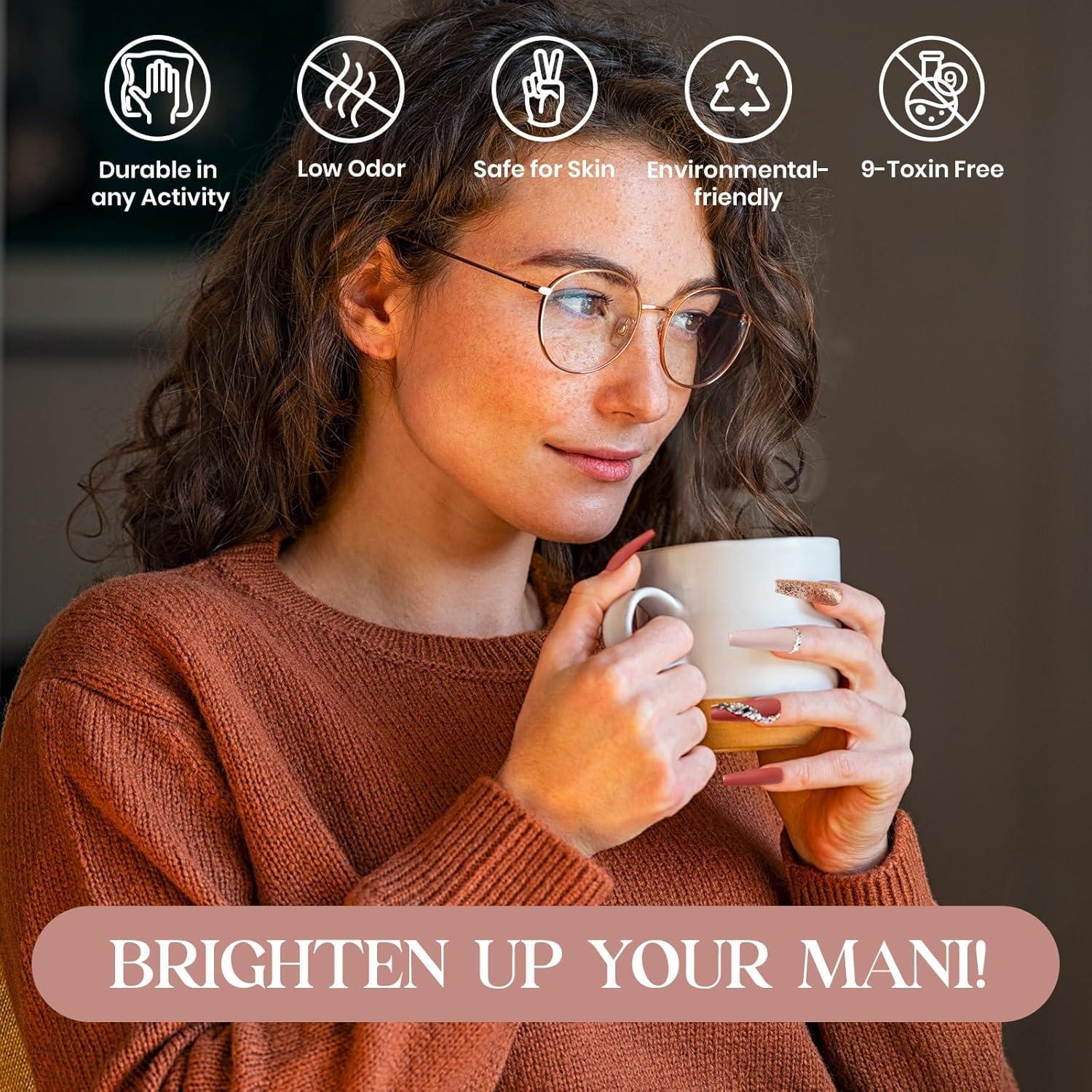 imageBeetles Blooming Gel Nail Polish HEMA Free Blossom Gel Polish 1 Pcs 20ml with Nail Brush for Spreading Effect Marble Natural Stone Watercolor Floral Soak off U v DIY Nails Gifts for Women00Smooth Hazelnut