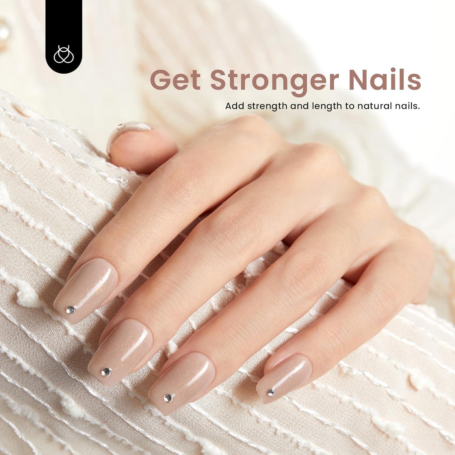 imageBeetles Builder Gel Set12 Colors 7 in 1 Nail Thickening Strengthening Building Apex for Beginner DIY Salon at HomePink Nude Gel Builder Nail Art Design Beauty Gifts for WomenUV ampamp LED Lamp NeededPink Rose Nude Beige White Collection