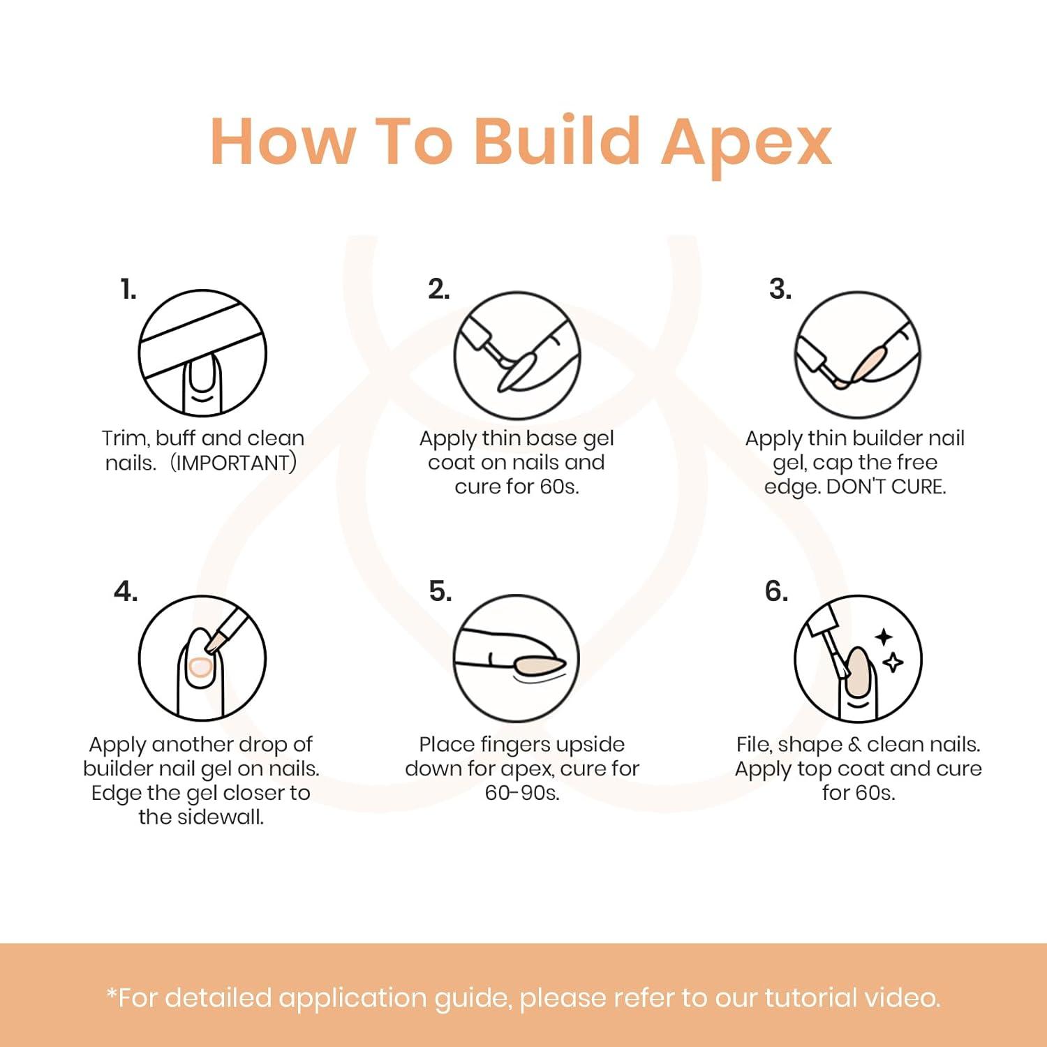 imageBeetles Builder Gel Set12 Colors 7 in 1 Nail Thickening Strengthening Building Apex for Beginner DIY Salon at HomePink Nude Gel Builder Nail Art Design Beauty Gifts for WomenUV ampamp LED Lamp NeededClear Nude Pink Brown Collection