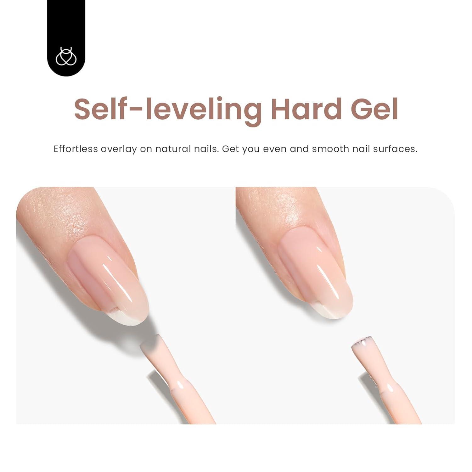 imageBeetles Builder Gel Set12 Colors 7 in 1 Nail Thickening Strengthening Building Apex for Beginner DIY Salon at HomePink Nude Gel Builder Nail Art Design Beauty Gifts for WomenUV ampamp LED Lamp NeededPink Rose Nude Beige White Collection