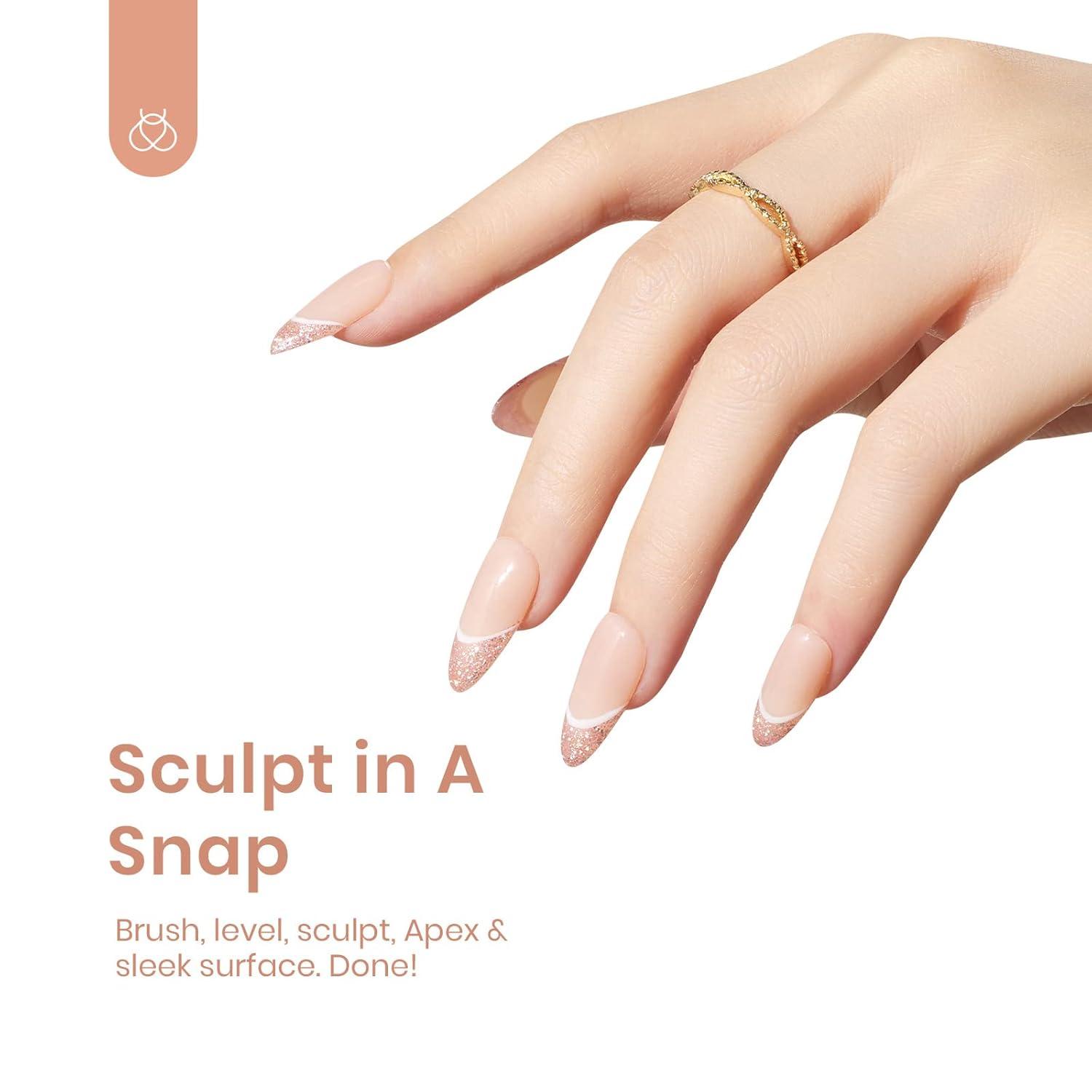 imageBeetles Builder Gel Set12 Colors 7 in 1 Nail Thickening Strengthening Building Apex for Beginner DIY Salon at HomePink Nude Gel Builder Nail Art Design Beauty Gifts for WomenUV ampamp LED Lamp NeededJelly Collection