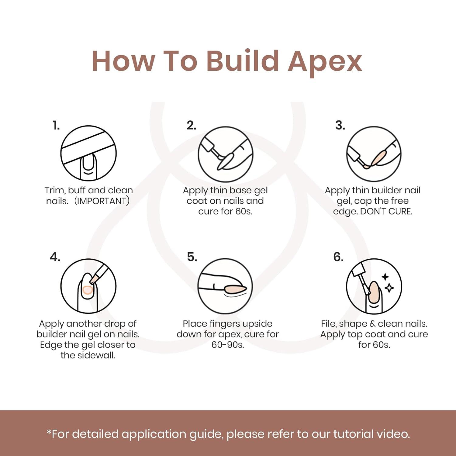 imageBeetles Builder Gel Set12 Colors 7 in 1 Nail Thickening Strengthening Building Apex for Beginner DIY Salon at HomePink Nude Gel Builder Nail Art Design Beauty Gifts for WomenUV ampamp LED Lamp NeededPink Rose Nude Beige White Collection