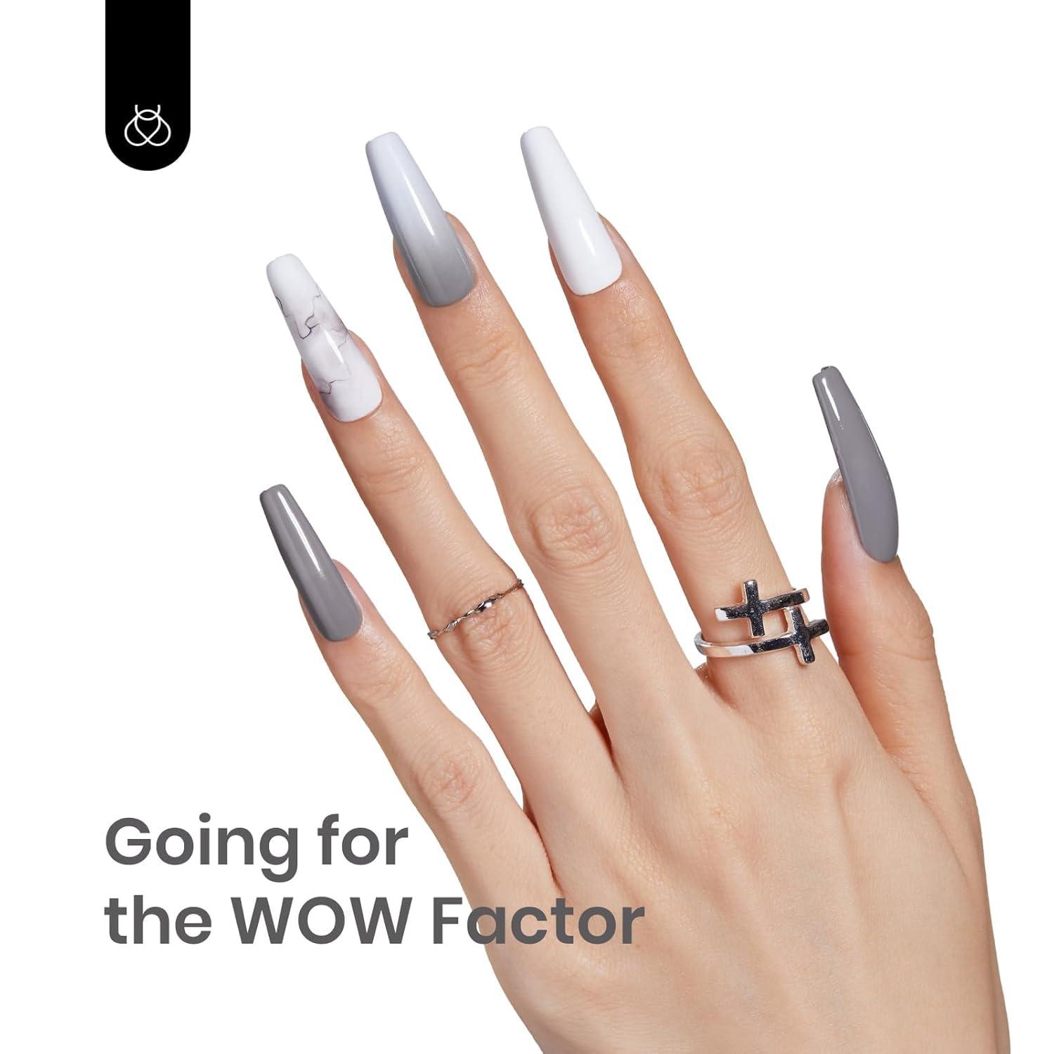 imageBeetles Galaxy Wish Silver Cat Eye Gel Nail Polish  15ML Christmas Silver Glitter Cat Eye Gel Polish with Magnet Soak Off UV Velvet Nail Polish Salon DIY Manicure Winter Gift for Women18Profound Gray