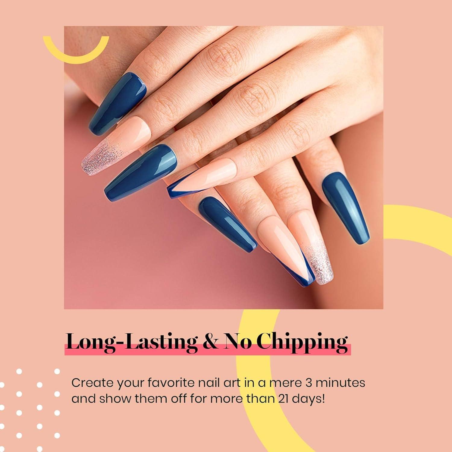 imageBeetles Galaxy Wish Silver Cat Eye Gel Nail Polish  15ML Christmas Silver Glitter Cat Eye Gel Polish with Magnet Soak Off UV Velvet Nail Polish Salon DIY Manicure Winter Gift for Women17Navy Blue