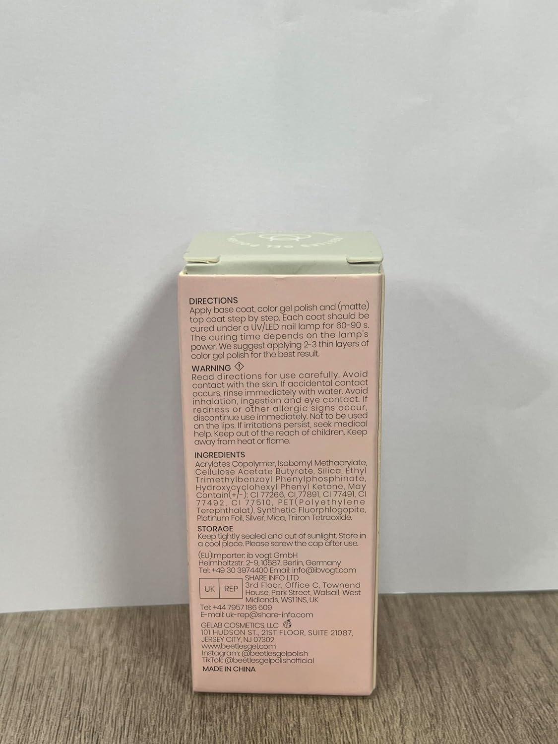 imageBeetles Galaxy Wish Silver Cat Eye Gel Nail Polish  15ML Christmas Silver Glitter Cat Eye Gel Polish with Magnet Soak Off UV Velvet Nail Polish Salon DIY Manicure Winter Gift for Women7Mulled Wine