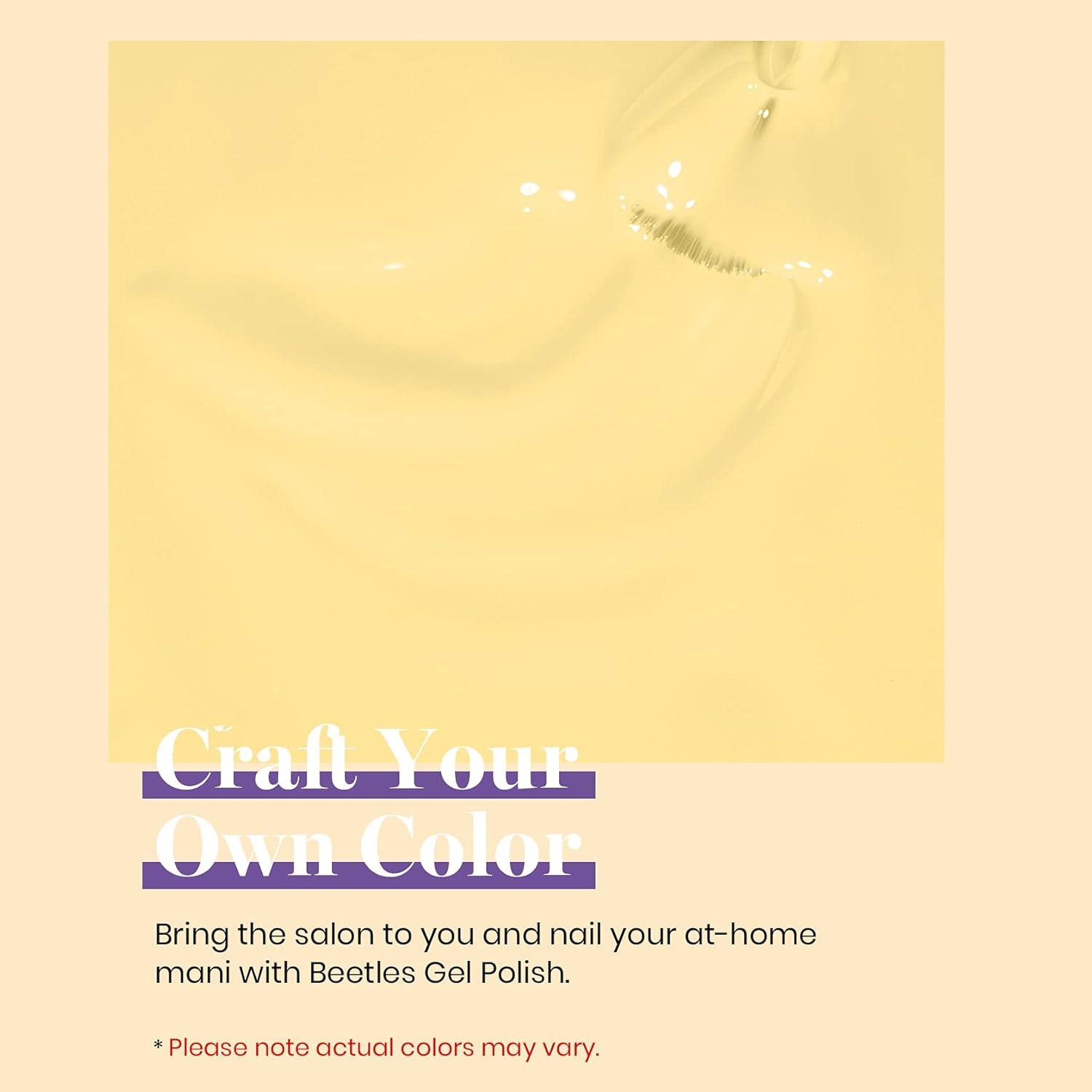 imageBeetles Galaxy Wish Silver Cat Eye Gel Nail Polish  15ML Christmas Silver Glitter Cat Eye Gel Polish with Magnet Soak Off UV Velvet Nail Polish Salon DIY Manicure Winter Gift for Women109Lemon Chiffon